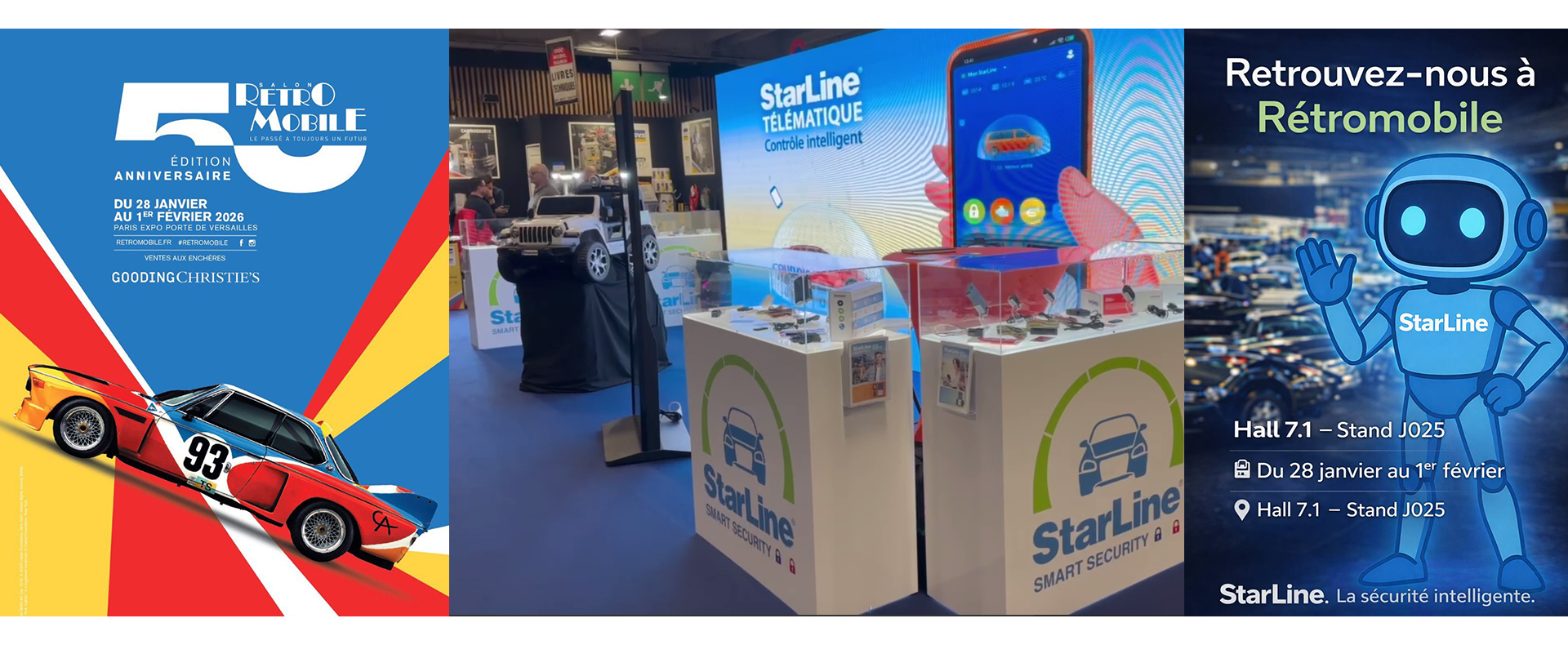 StarLine on 50th Retromobile Exhibition Paris 28.01-01.02.2026