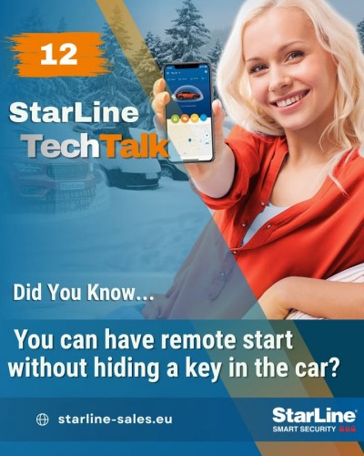 You can start your car remotely without hiding a spare key anywhere inside it on supported cars. StarLine's iKey Smar...