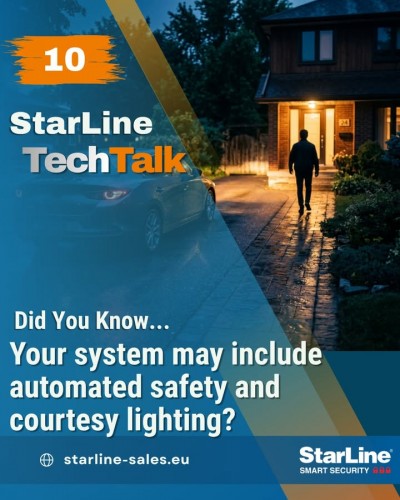 Your car's headlights can turn on by themselves when you start driving. Once set up with StarLine's Flexible Logic to...