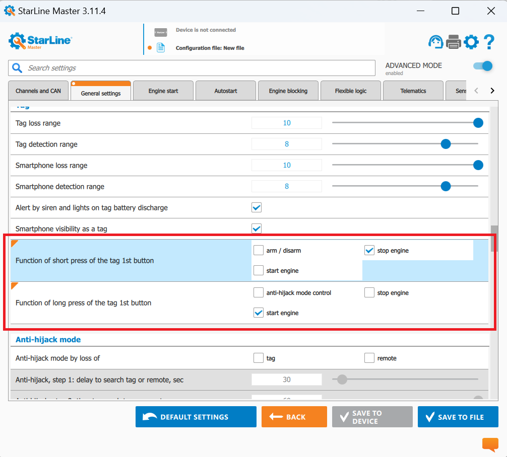 9. Did you know the button on the Bluetooth tag can do more than arm and disarm?