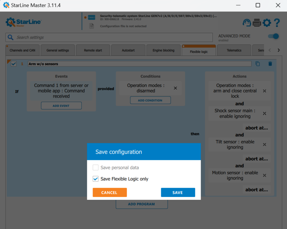 15. Did you know a Flexible Logic program, can be loaded into any car later on its own?