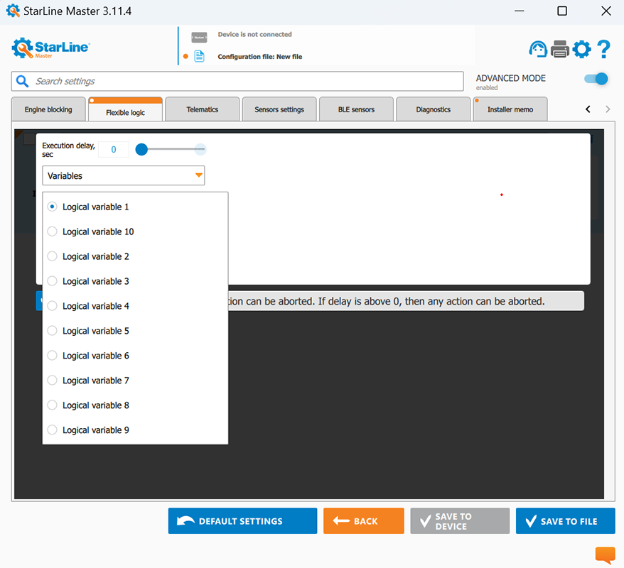 16. Did you know Flexible Logic gives you ten logical variables to remember things with?