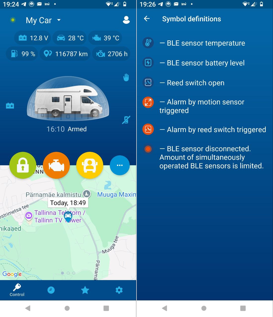 2. Did you know StarLine becomes a full camper alarm once you add the sensors?